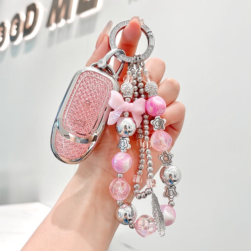 Suitable For Ideal Car Key Protective Cover Keychain Bag Fashionable High-End Exquisite Key Case Shell - Image 2